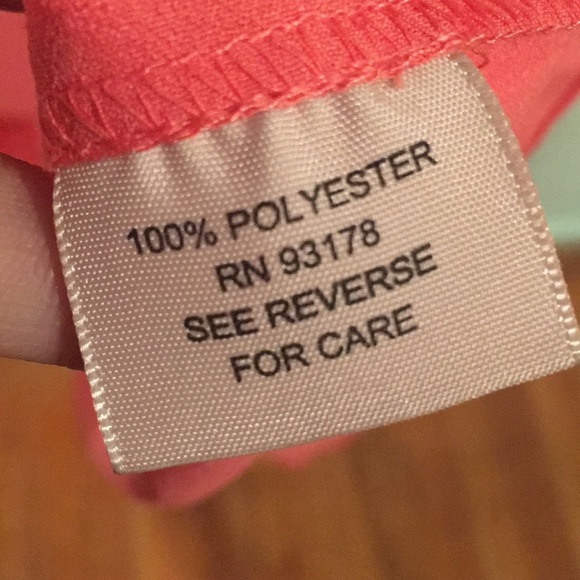 Philosophy Sleeveless Pleated High Low Coral Dress - Picture 6 of 6